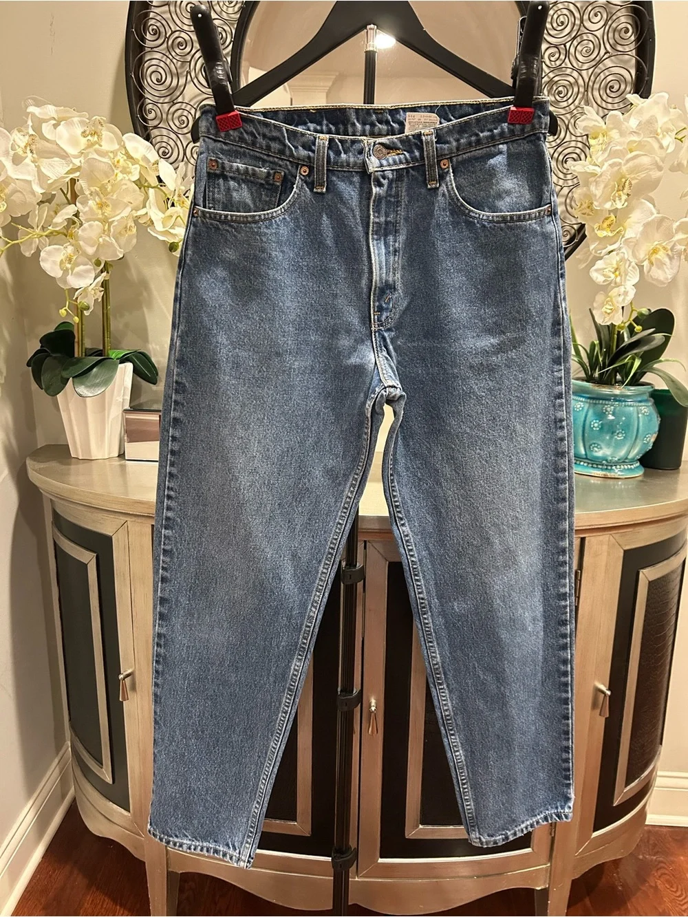 Levi's Men's Straight Leg Blue Denim Jeans